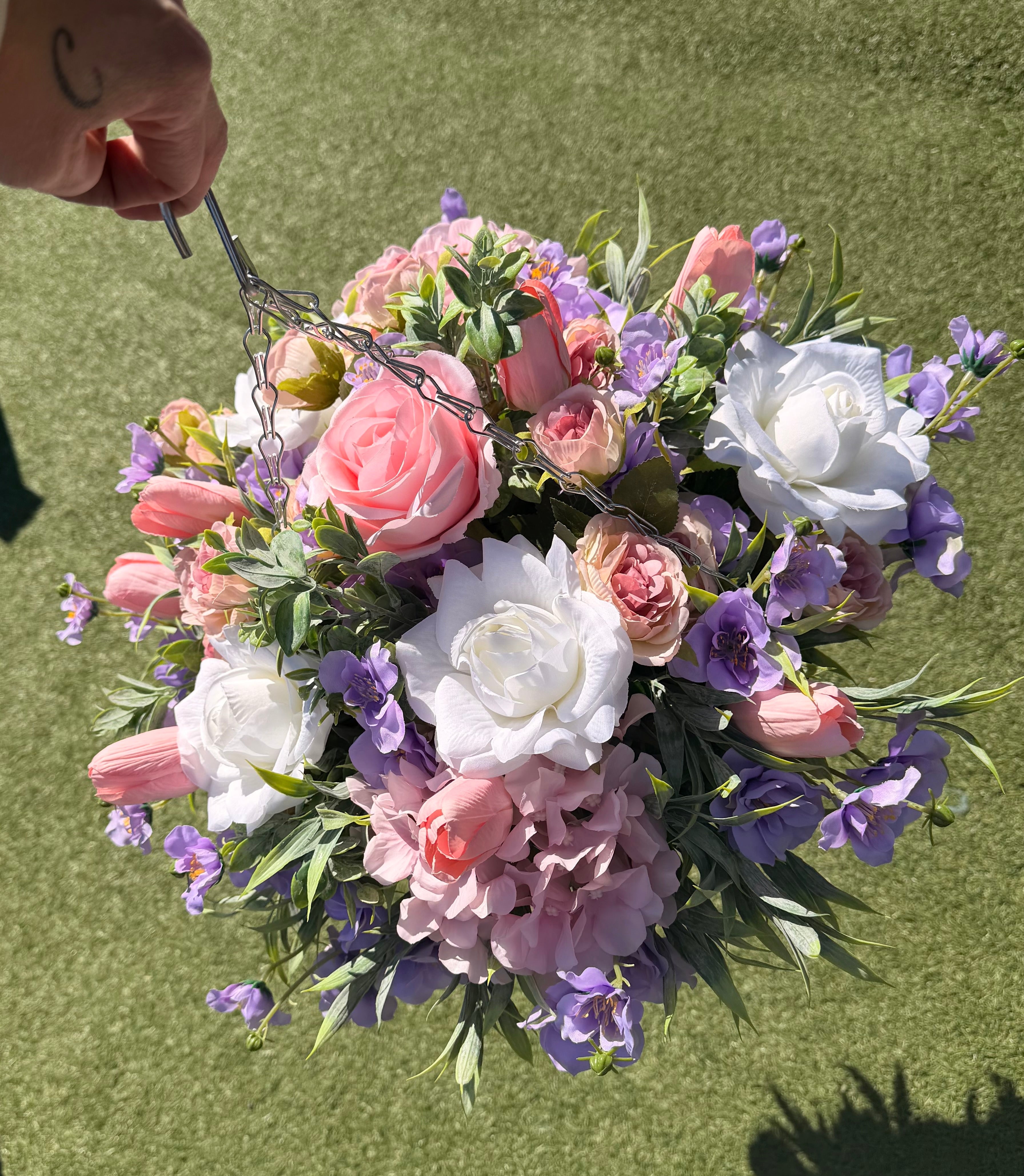 12inch Artificial Hanging Basket