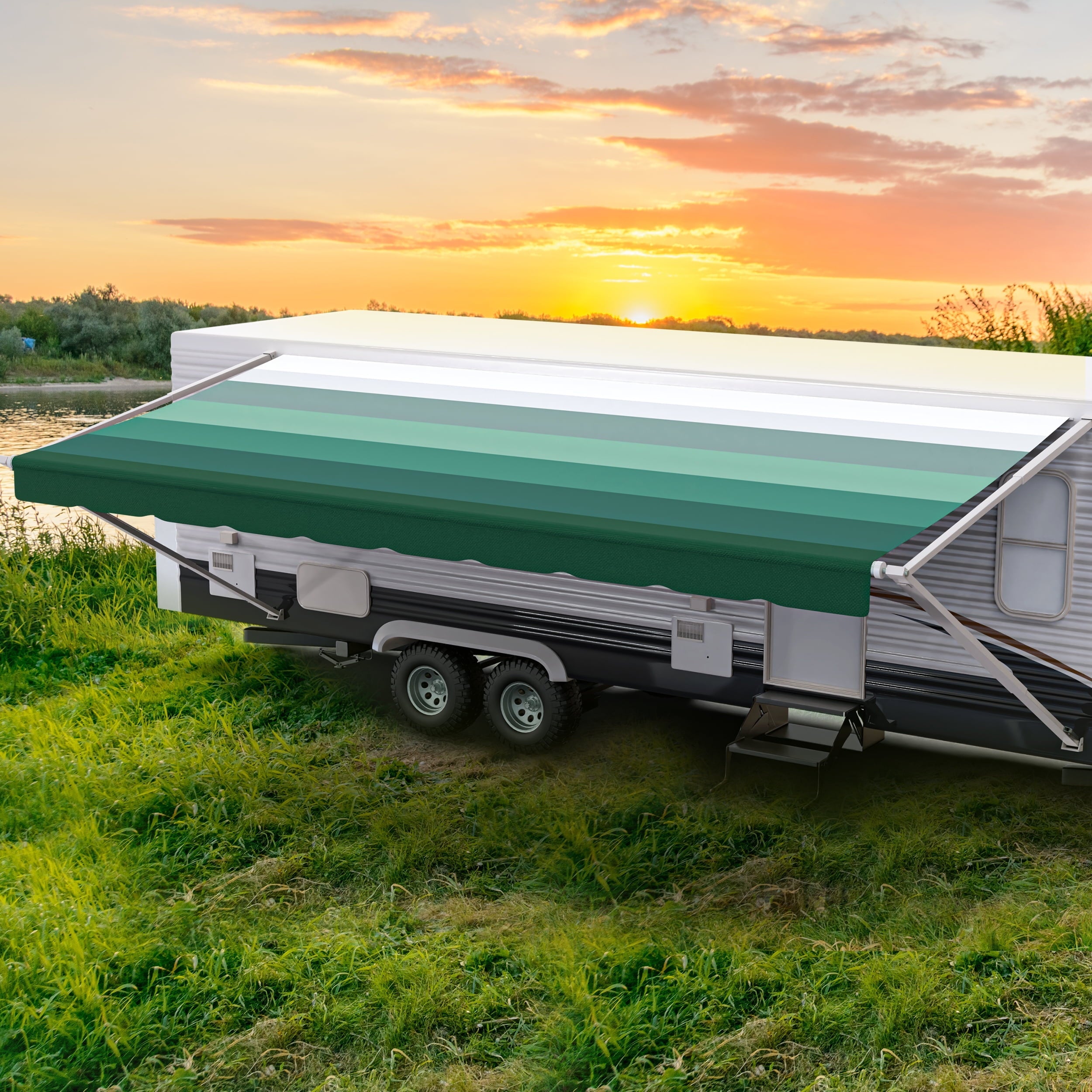 ShadePro Heavy Duty Vinyl RV Awning Fabric Replacement