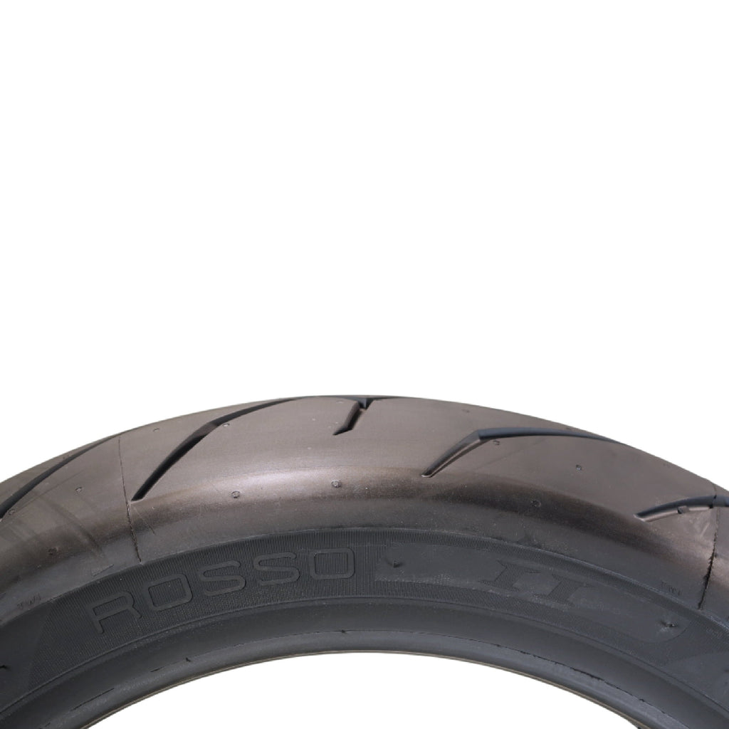 Pirelli Diablo Rosso II Tire Set with Keychain: 120/70 ZR 17 M/C (58W) TL (K) Front & 180/55 ZR 17 M/C (73W) TL Rear Motorcycle Tires- Sport Performance for Road Use